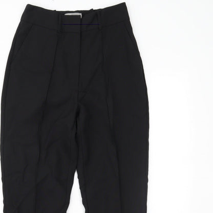 Womens UK Size 8 ASOS Regular Fit  Black Trousers