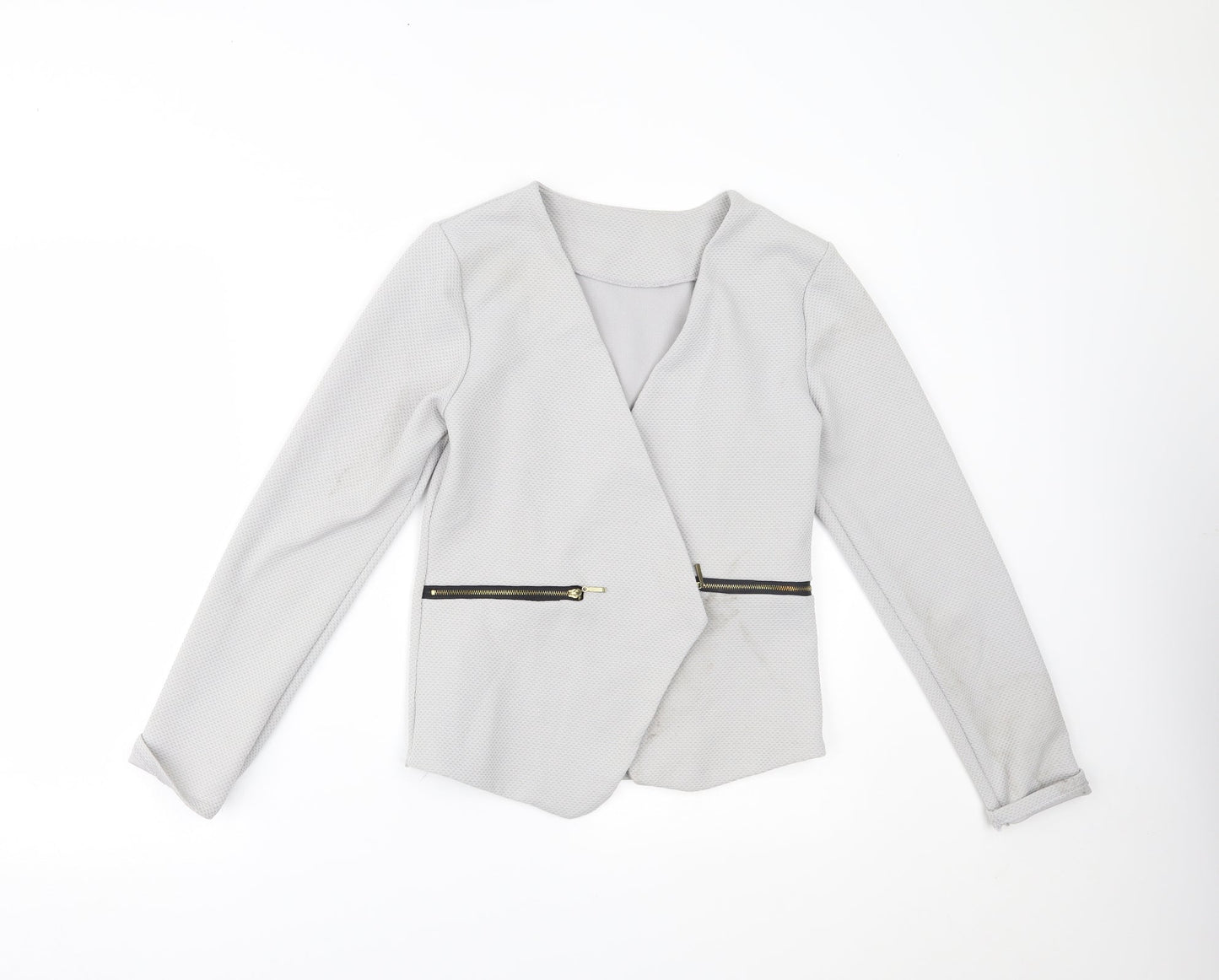Womens UK Size M Preworn Grey Jacket