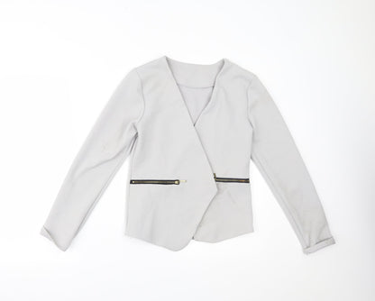 Womens UK Size M Preworn Grey Jacket