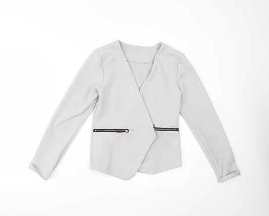 Womens UK Size M Preworn Grey Jacket
