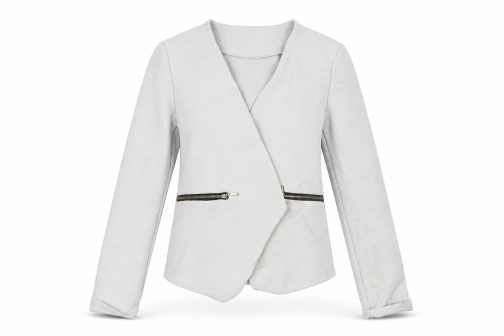 Womens UK Size M Preworn Grey Jacket