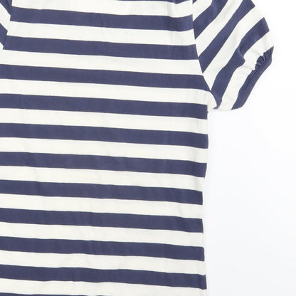 Womens UK Size M Dorothy Perkins Blue Basic T-Shirt