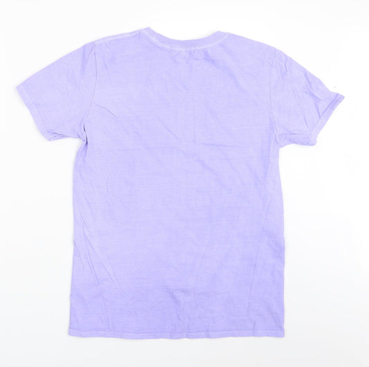 Missguided Womens Blue   Basic T-Shirt Size S