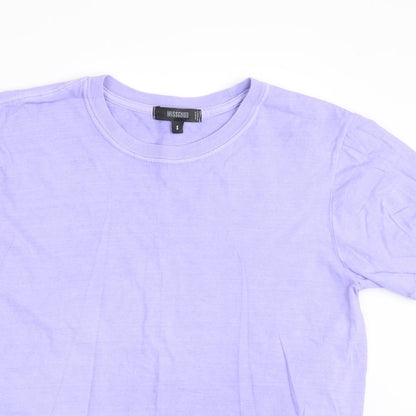 Missguided Womens Blue   Basic T-Shirt Size S