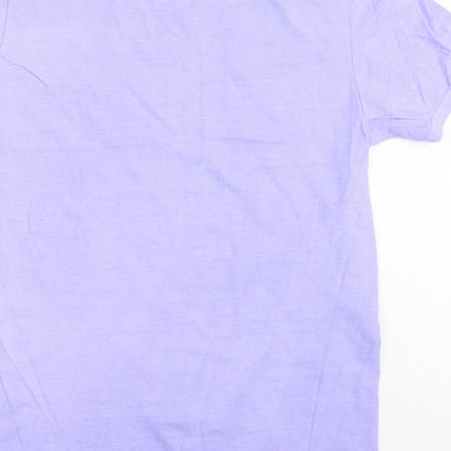 Missguided Womens Blue   Basic T-Shirt Size S