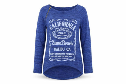 Womens UK Size One Size Preworn Blue Pullover Jumper