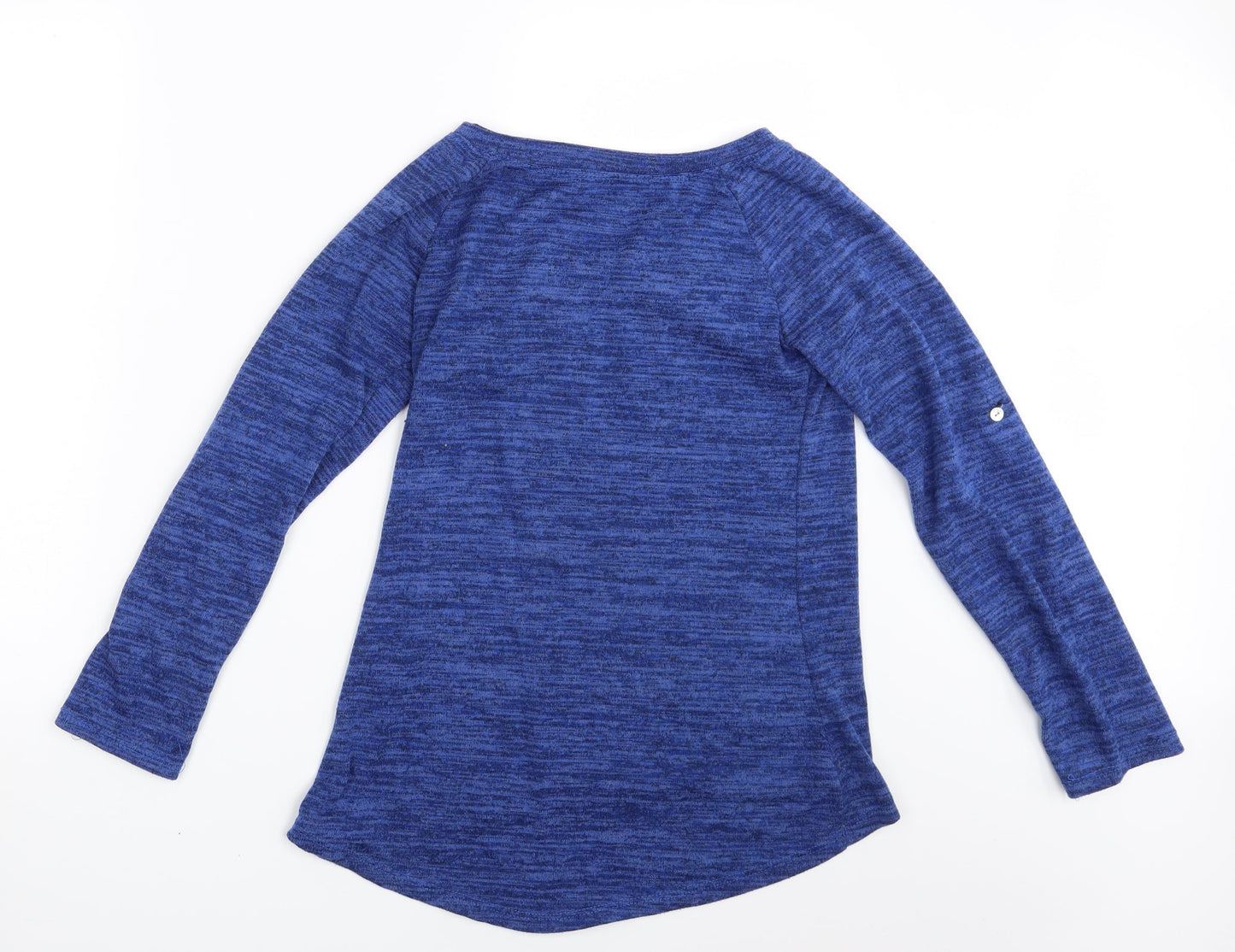 Womens UK Size One Size Preworn Blue Pullover Jumper