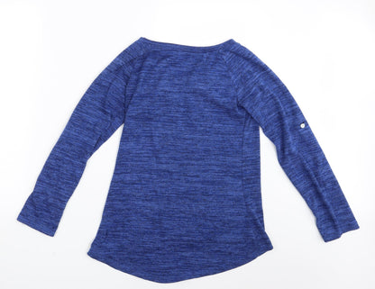 Womens UK Size One Size Preworn Blue Pullover Jumper