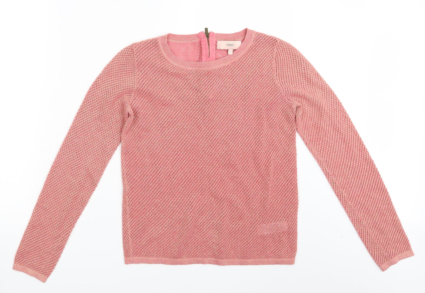 Womens UK Size 6 NEXT Pink Pullover Jumper
