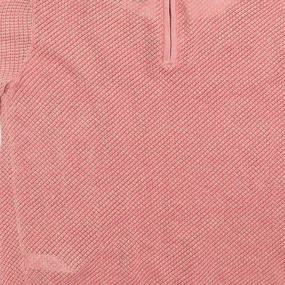 Womens UK Size 6 NEXT Pink Pullover Jumper