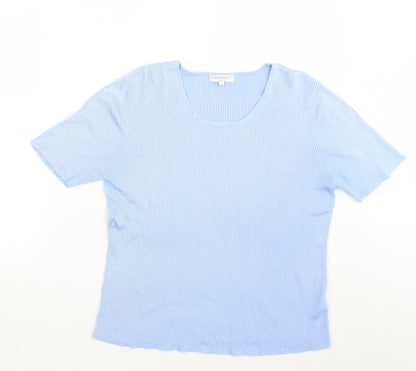 Womens UK Size XL Signature Blue Pullover Jumper