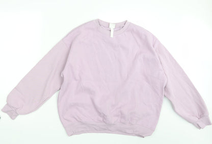 H&M Womens Purple   Pullover Jumper Size M