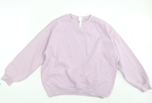 H&M Womens Purple   Pullover Jumper Size M