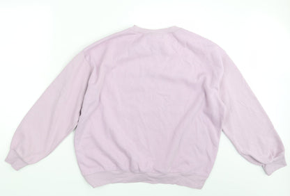 H&M Womens Purple   Pullover Jumper Size M