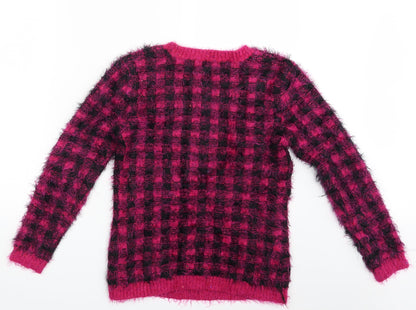 Womens UK Size M Miyoko Pink Pullover Jumper