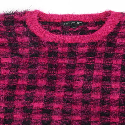 Womens UK Size M Miyoko Pink Pullover Jumper