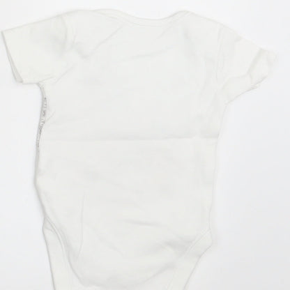 George Boys White   Romper One-Piece Size 3-6 Months