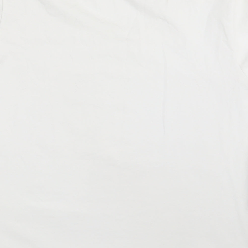 Womens UK Size One Size Gerry Weber White Basic T-Shirt