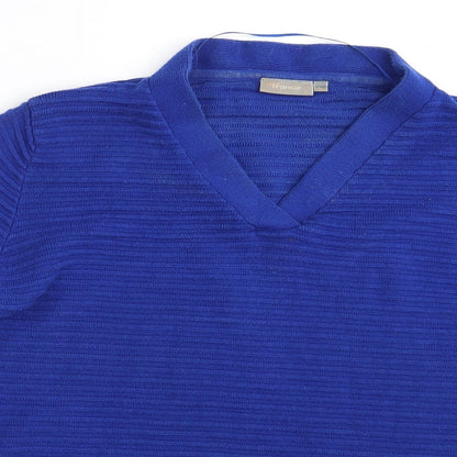 Womens UK Size L Fransa Blue Pullover Jumper