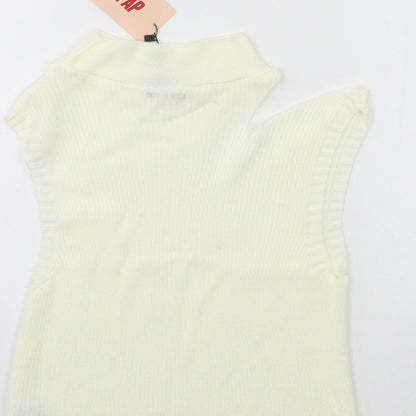 Misspap Womens White   Pullover Jumper Size 10