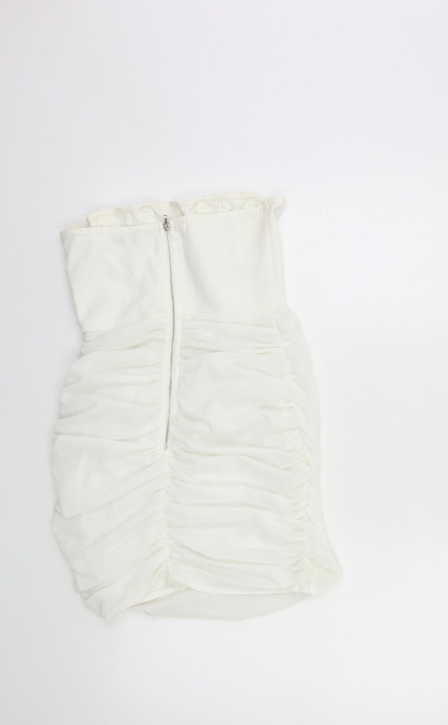 PRETTYLITTLETHING Womens White   Bodycon  Size 8