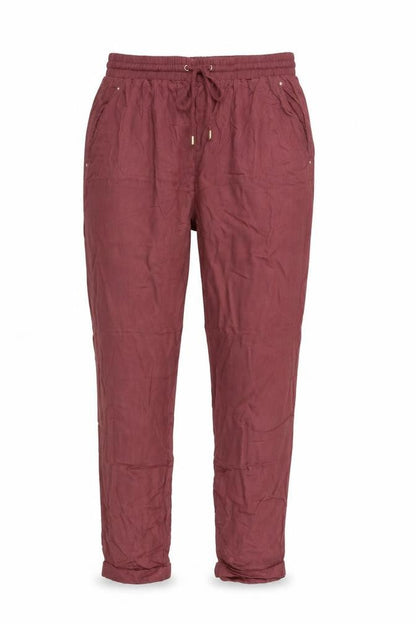 Womens UK Size 10 New Look Regular Fit  Red Trousers