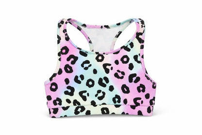 TU Girls Pink Animal Print  Basic Tank Size 10 Years