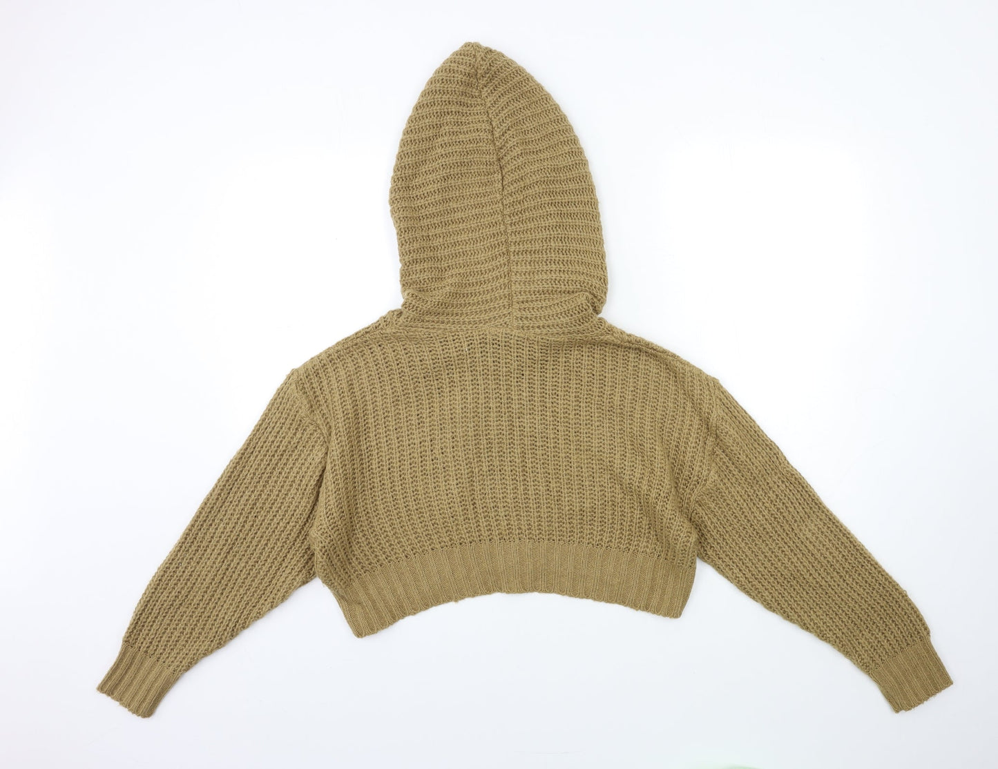 Womens UK Size S PRETTYLITTLETHING Brown Pullover Jumper