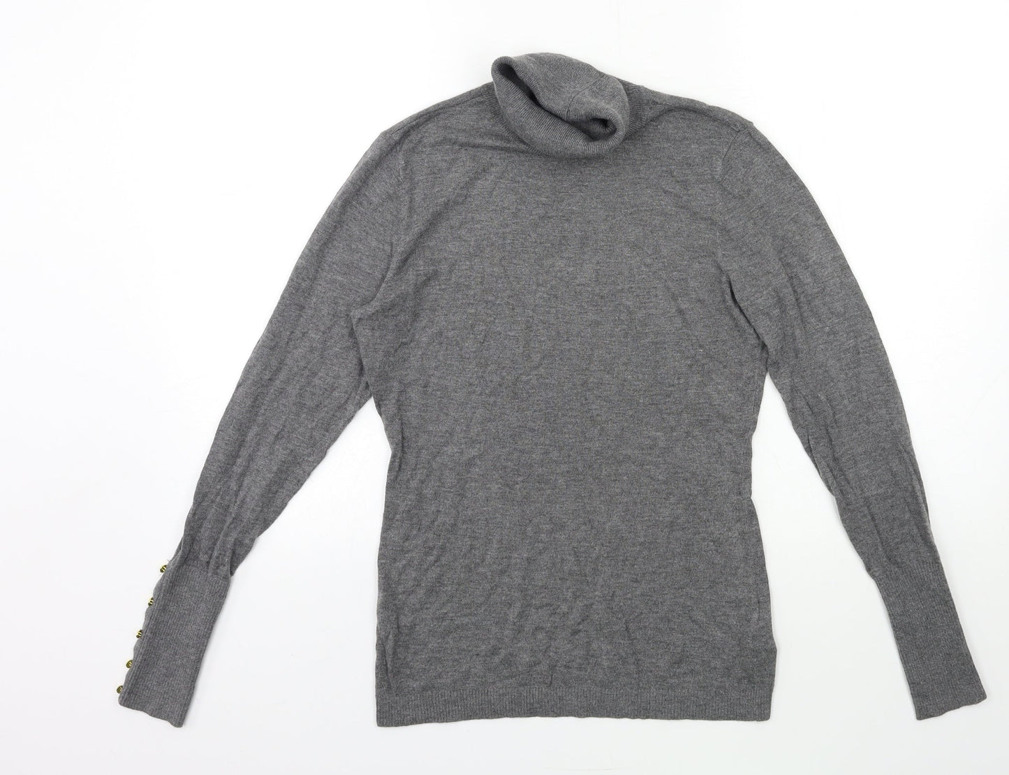 Womens UK Size S H&M Grey Pullover Jumper