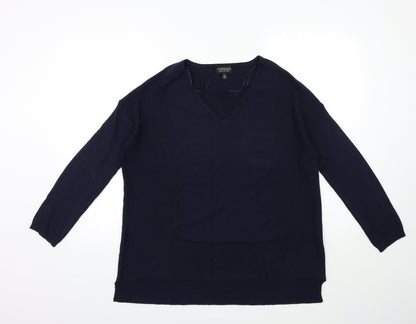 Womens UK Size 8 Topshop Blue Pullover Jumper
