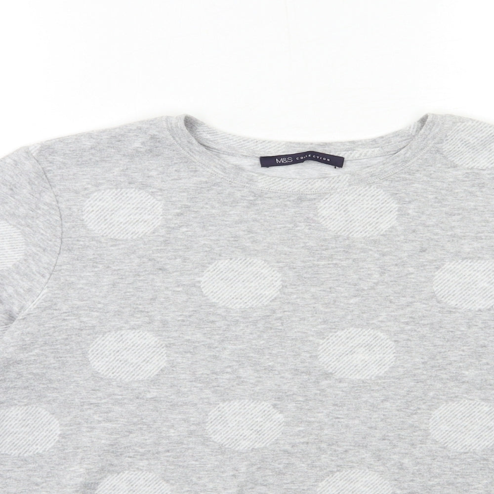 Womens UK Size 14 Marks and Spencer Grey Pullover Jumper