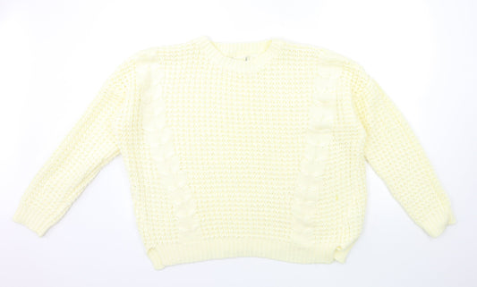 Matalan Mens Beige  Knit Pullover Jumper Size XL