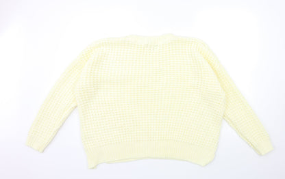 Matalan Mens Beige  Knit Pullover Jumper Size XL