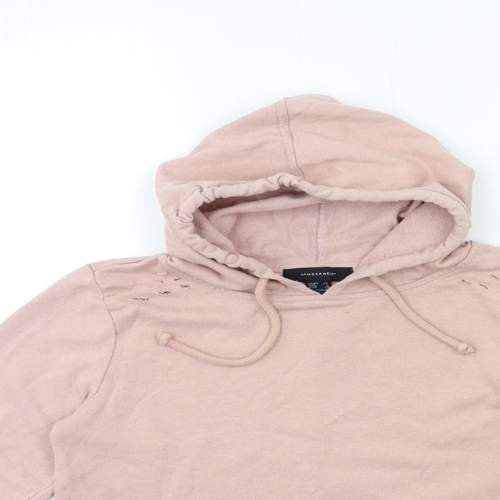 Atmosphere Womens Pink   Pullover Hoodie Size 6