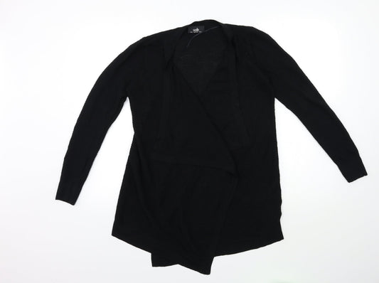 Womens UK Size S Wallis Black Cardigan Jumper