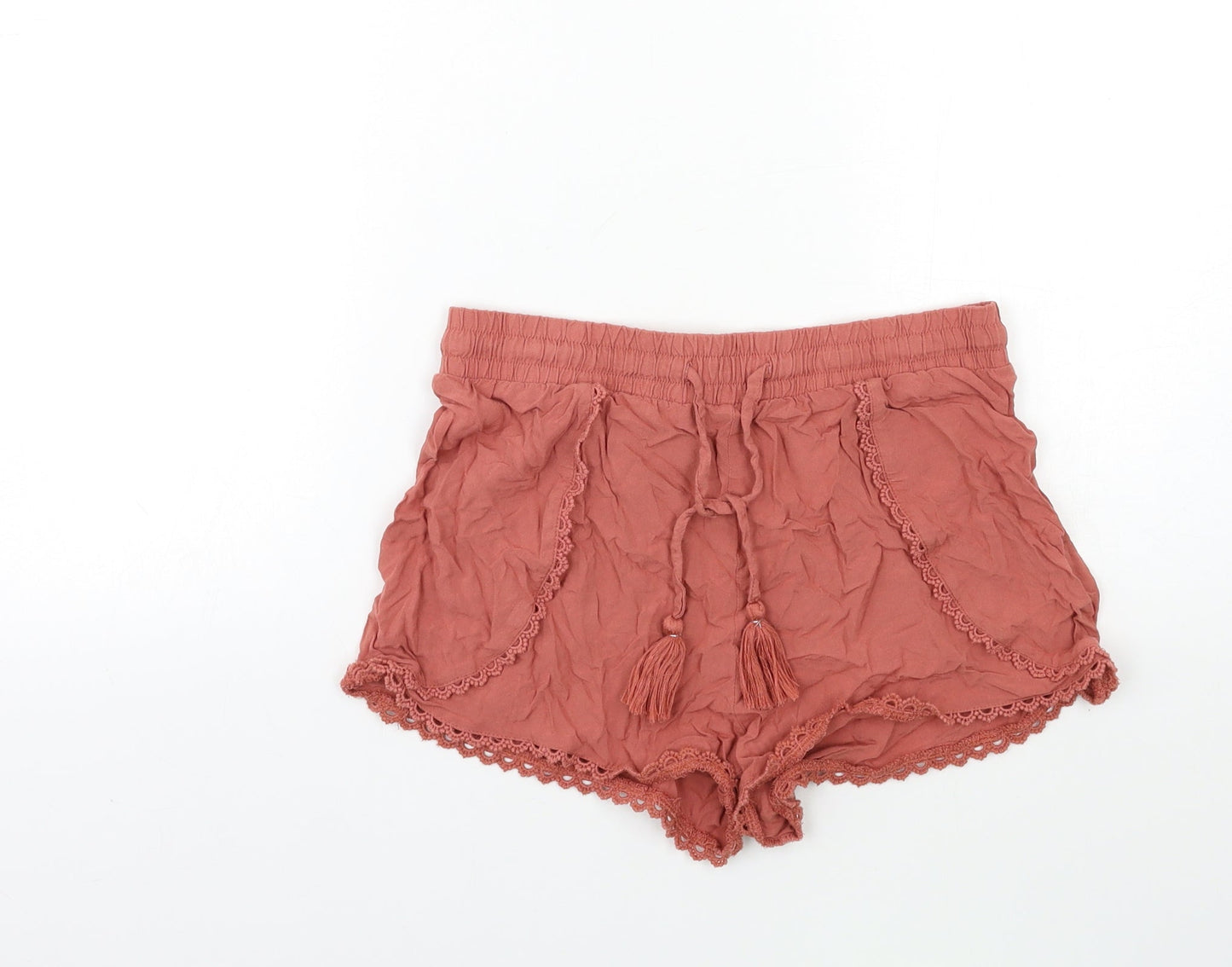 Primark Womens Red   Bermuda Shorts Size 8