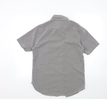 George Mens Red Check   Button-Up Size S