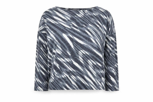 Front view of Principles women’s multicoloured animal print basic t-shirt, size UK 18