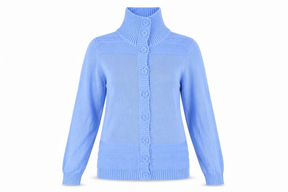 Bonmarché Womens Blue Pullover Jumper Size M