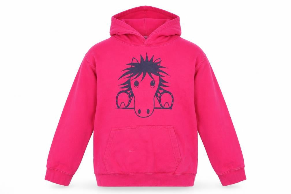 Awdis Girls Pink Animal Print  Pullover Jumper Size 12-13 Years