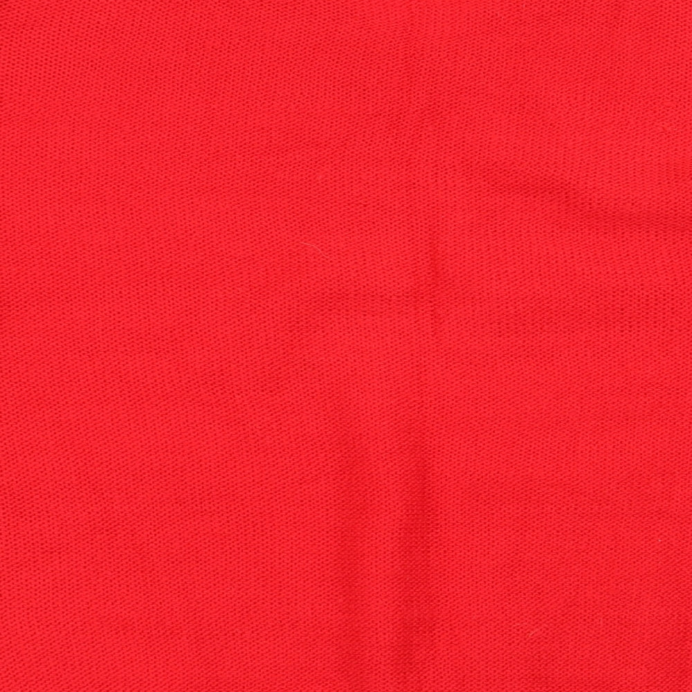 Womens UK Size L Papaya Red Pullover Jumper