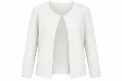 Ky Creations Womens Beige   Cardigan Jumper Size L  - Size L/XL