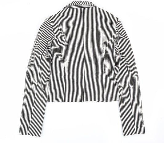 Only Womens Multicoloured Striped  Jacket Blazer Size 8