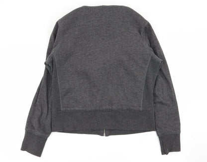 evivssa Womens Grey   Full Zip Jumper Size M