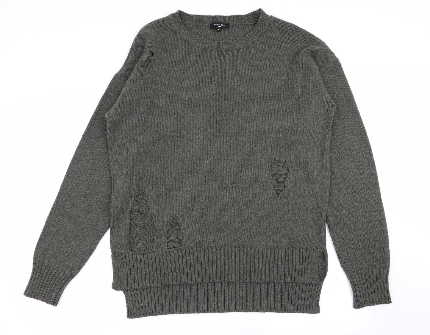 New Look Mens Green   Pullover Jumper Size M