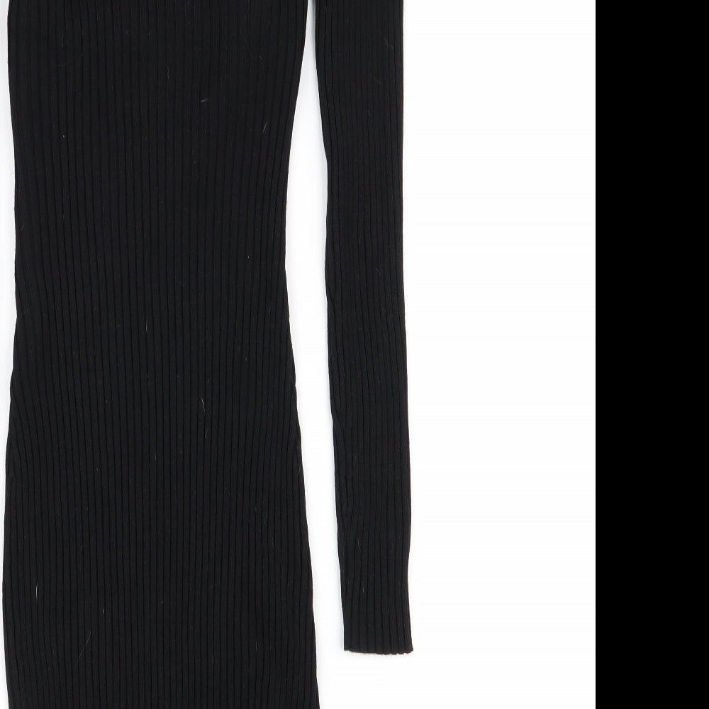 Lu NYC Womens Black   Pencil Dress  Size S
