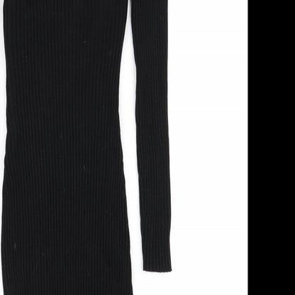 Lu NYC Womens Black   Pencil Dress  Size S