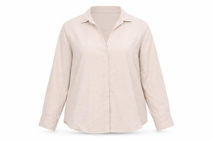 H&M Womens Pink   Basic Button-Up Size L
