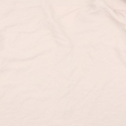 H&M Womens Pink   Basic Button-Up Size L