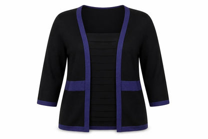 Womens UK Size 16 Per Una Black Pullover Jumper